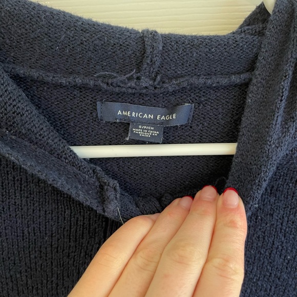 American Eagle button up hoodie - Picture 3 of 4